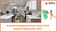 Is searching for kitchen cabinets for sale online the best option?