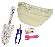 Best Purple Womens Gardening Set 5 Piece Kit Trowel Clippers & More Unique Last Minute Mothers Day Women Gifts