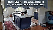 Remodel Your Kitchen with these 4 Ideas for Navy Blue Kitchen Cabinets