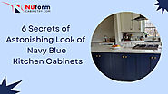 Why does Navy blue kitchen cabinets look astonishing?