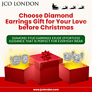 Choose Diamond Earring Gifts for Your Love before Christmas