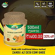 Zandu A2 Desi Cow Ghee (500ml)