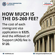 F4 India | How much is the DS-260 fee? The cost o.. | samarsandhu