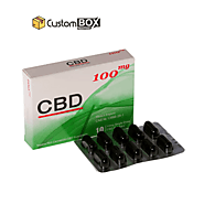 Custom CBD Pills Boxes | CBD Tincture Packaging | CustomBoxPrinting