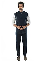 Men's Nehru Jacket: Buy Ethnic Nehru Jacket for Men Online - Kalki Fashion
