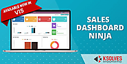 Sales Dashboard Ninja | Odoo Online Sales Management App, CRM App