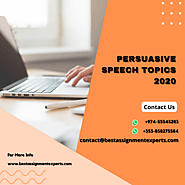 Persuasive Speech Topics 2020