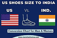 US Shoe Size to India (Explained) – US vs INDIA vs UK Conversion Charts