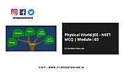Physical World JEE - NEET MCQ | Module : 03