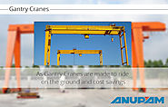 Gantry cranes and machines for multipurpose usage
