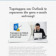 Stappen om Outlook te repareren die geen e-mails ontvangt