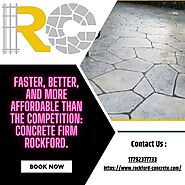 Create The Perfect Look Residential Concrete Contractors Rockford