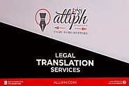 Alliph Legal Translation