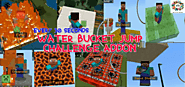 MLG Water Bucket Jump Challenges | Minecraft PE Mods & Addons