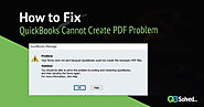 How to Fix QuickBooks Cannot Create PDF File? - QASolved