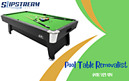 Pool table removalist in Perth helps move the pool table in eight steps