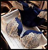 Intimates VS Bra and Panty Set lace lingerie push up bra fashion style wholesale brassiere,sexy bra set hot blue pink...