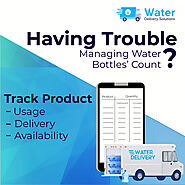 Tracking of water bottles