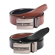 Azibo Formal Leather Reversible Belt