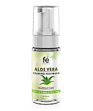 Buy Aloe Vera Foaming Face Wash Online at Best Price | Fé Organics