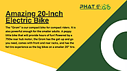 Amazing 20-Inch Electric Bike | Phat-eGo