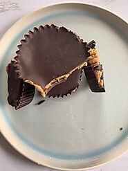 4 Ingredient Healthy Vegan Peanut Butter Cups - Don't Skip the Cookie