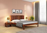 Buy Sheesham Wood Bed With Storage Upto 60% OFF - PlusOne