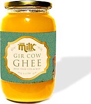 BHILWARA MILK COMPANY GIR COW GHEE | VEDIC BILONA GHEE | 100 % PURE GHEE | GIR COW A2 MILK GHEE | HOME MADE VILLAGE F...