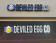 Deviled Egg Channel Letter & Led Channel Letters by First Impression Signs and Graphics in Omaha