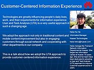 Customer-Centered Information Experience