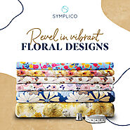 Buy Floral Fabrics Online | Floral Print Fabric Designs | Symplico
