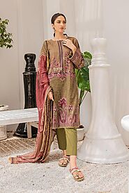 Ladies Unstitch 3 PC Suit | Eid sale 2022 | Buyzilla.pk