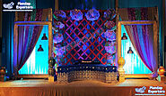 Colorful Mehndi Night Seating Arrangement For Bride Groom