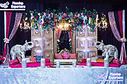 Lavish Wedding Sangeet Stage Decoration