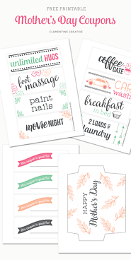 Free Printable Mother's Day Coupons