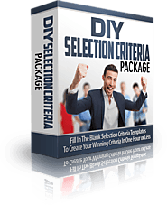 Write Your Own Criteria with the Help of a Do It Yourself Selection Criteria Package