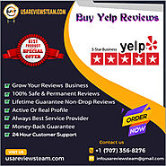 Buy Yelp Reviews - 100% Real, Safe & Permanent Review