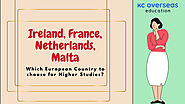 Which European Country to choose for Higher Studies? on Behance