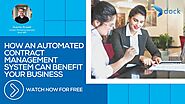 Webinar - How an Automated Contract Management System Can Benefit Your Business