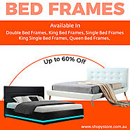 Double Bed Frames | Wooden & Metal Bed Frame | Shopy Store