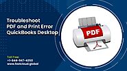 Effective Ways To Resolve PDF And Print Problems With QuickBooks Desktop