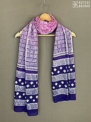 Buy Batik Print Stole in India