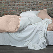 Discover our Pure Linen Cover in Two Tones color at linenshed.co.uk – Linenshed UK