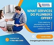 What Types of Services Do Plumbers Offer?