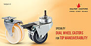 Speciality Dual Wheel Castors for top Maneuverability | Kalpar Castors