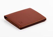 Sirius slim & leather minimalist Men's Wallet (Brown) – mushandbow