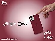 Single Heart Cases - iPhone and Android | White Wings