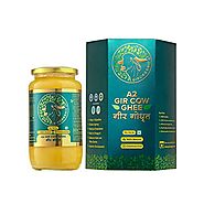 Organic Grass Fed A2 Ghee Clarified Butter from Girorganic - Unsalted Gir Cow Ghee Butter - Organic Ghee Oil - Pastur...