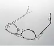 How to draw Glasses | Easy Pencil Sketch in 5 Steps - Easy Drawing