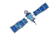 How to draw a satellite - Easy Drawing